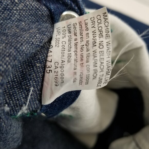 Liberty Overalls Carpenter Button Fly 36 x30 Farmer Construction Made In USA - Picture 14 of 14